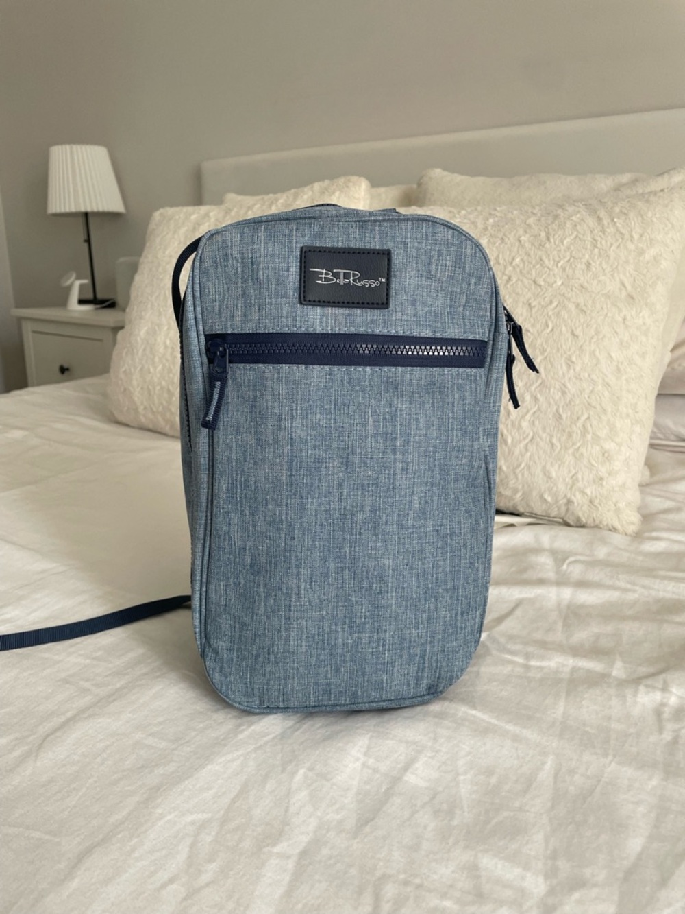 BELLA RUSSO Denim-Blue Men’s Sling Back Cooler